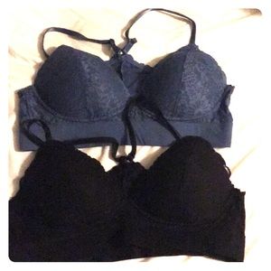 Victoria Secret PINK lightly lined lace bra